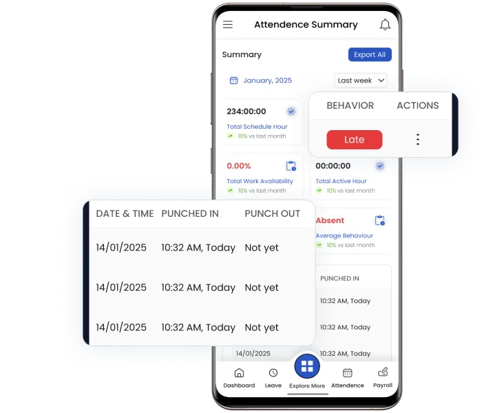 Track Employee Attendance with Ease